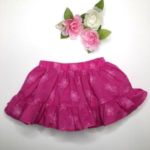 Gymboree 2 piece set pink skirt and underwear